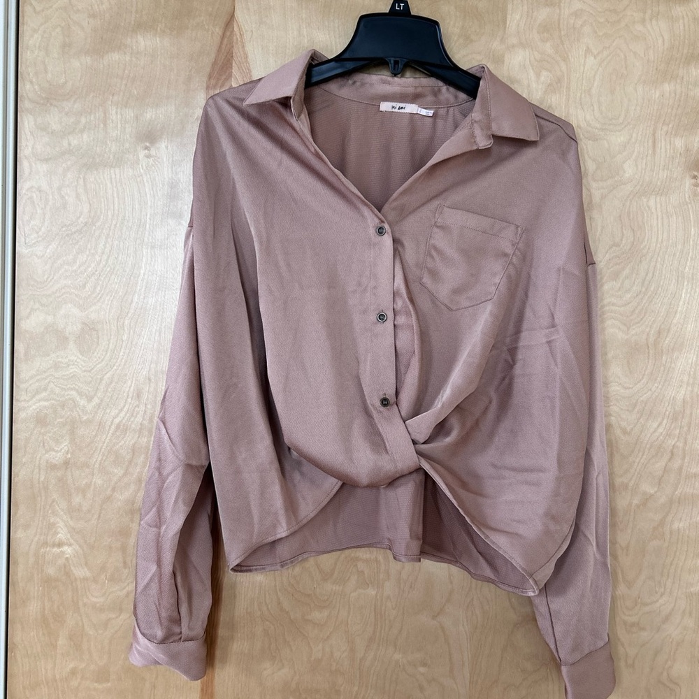 Miami Dusty Rose Button-Down Shirt